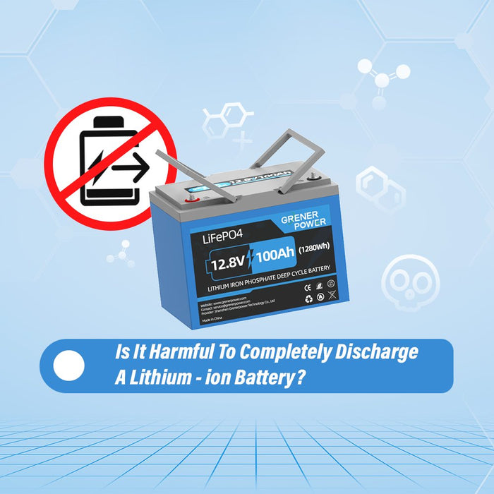 Is It Harmful To Completely Discharge A Lithium-ion Battery?