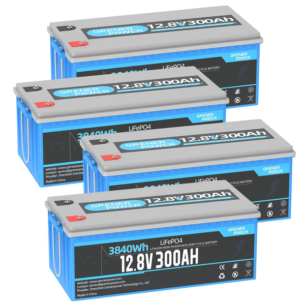 12V 300Ah (1-4 Pack)