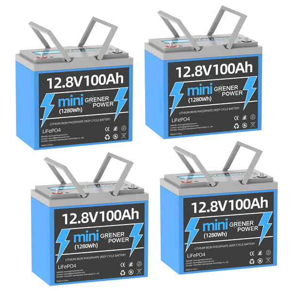 12V 100Ah Mini (1-4 Pack)